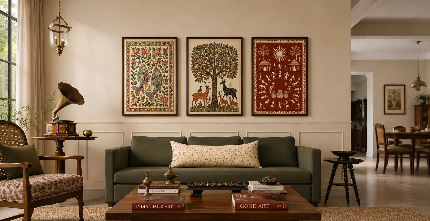 Indian Folk Art for Modern Homes: Warli, Madhubani & More