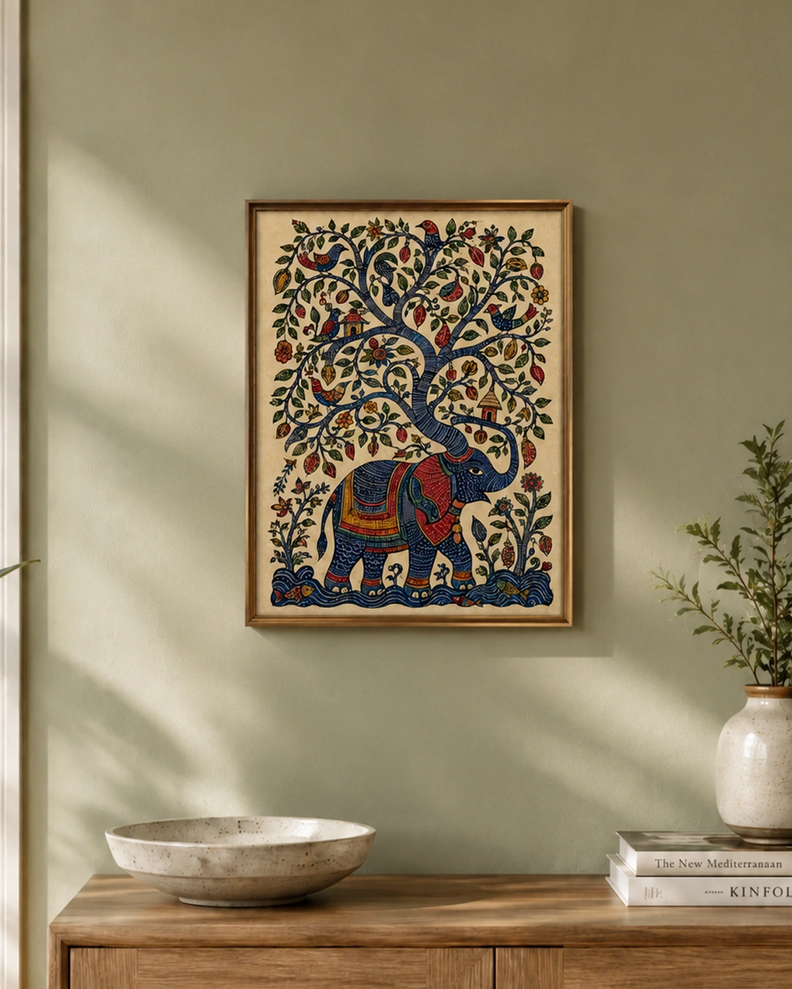 Tree of Life Guardian of the Forest nature-inspired bedroom wall art