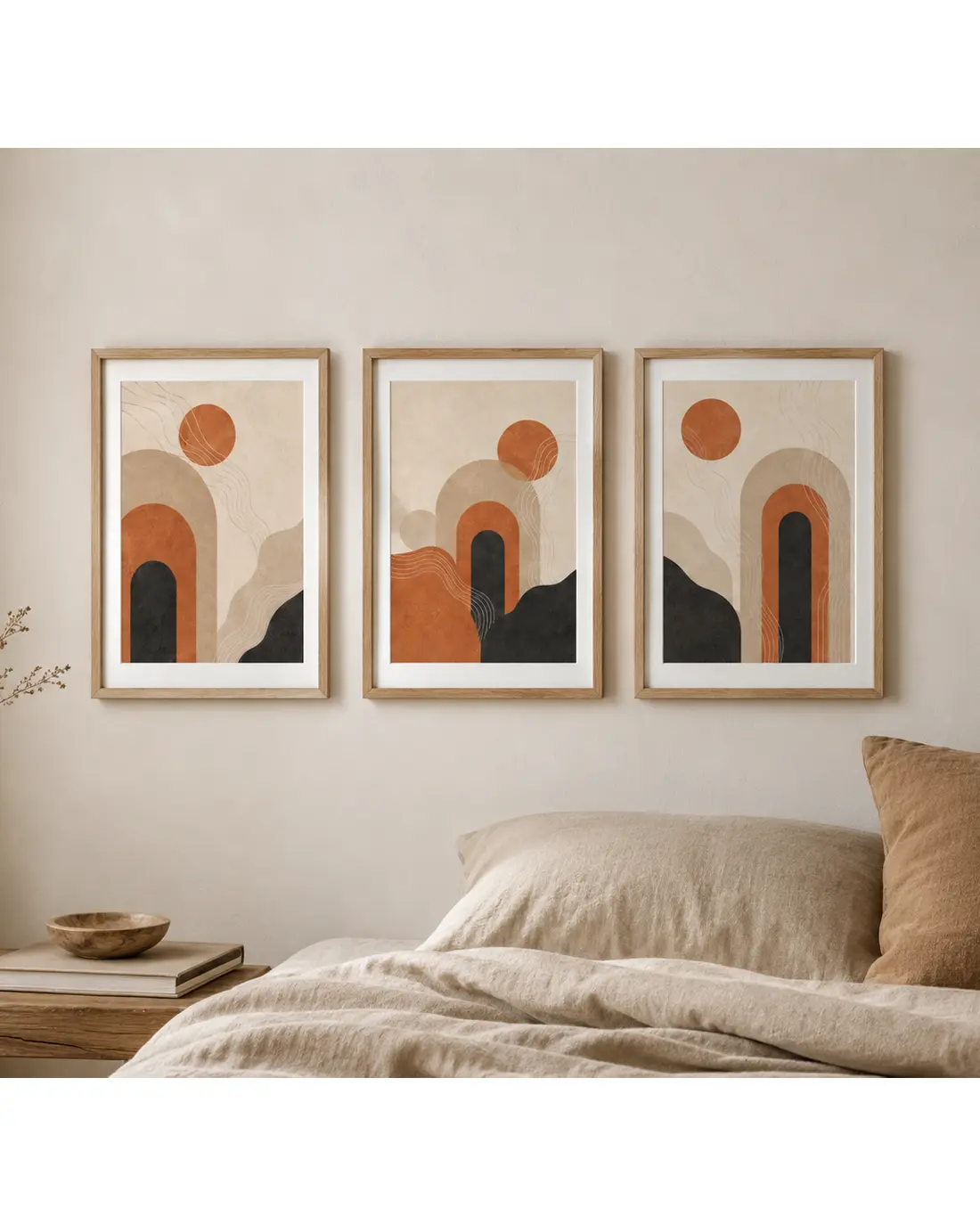 Desert Balance - Triptych Set