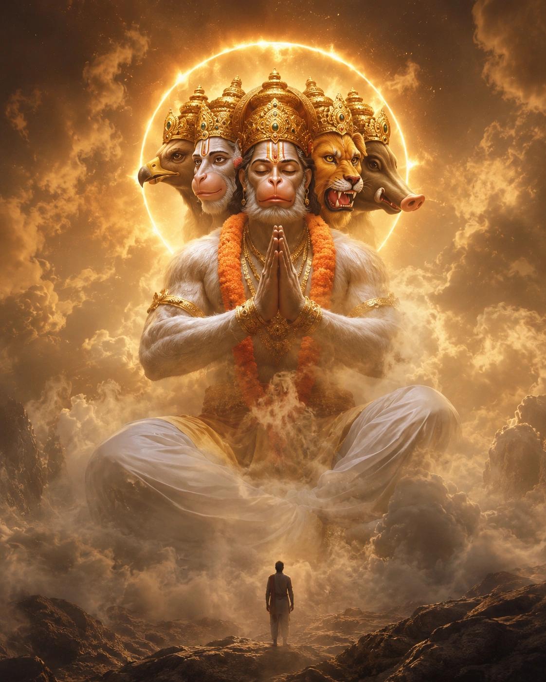 Panchamukhi Hanuman – The Divine Cosmic Guardian