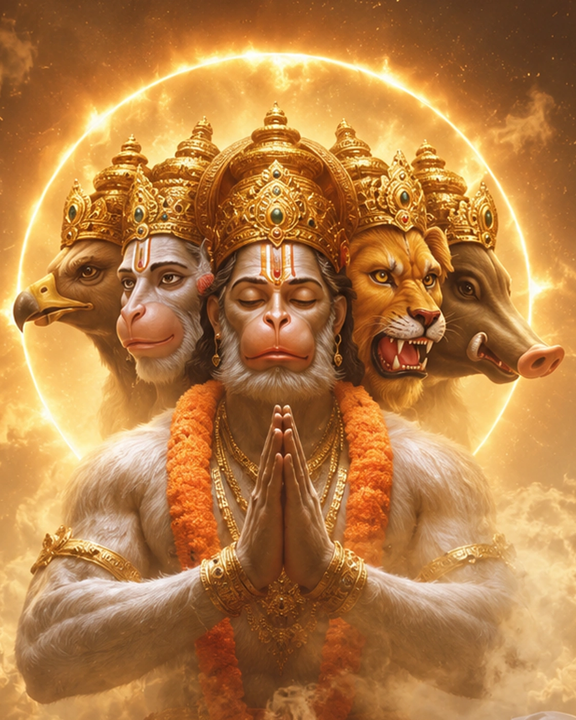 Panchamukhi Hanuman – The Divine Cosmic Guardian