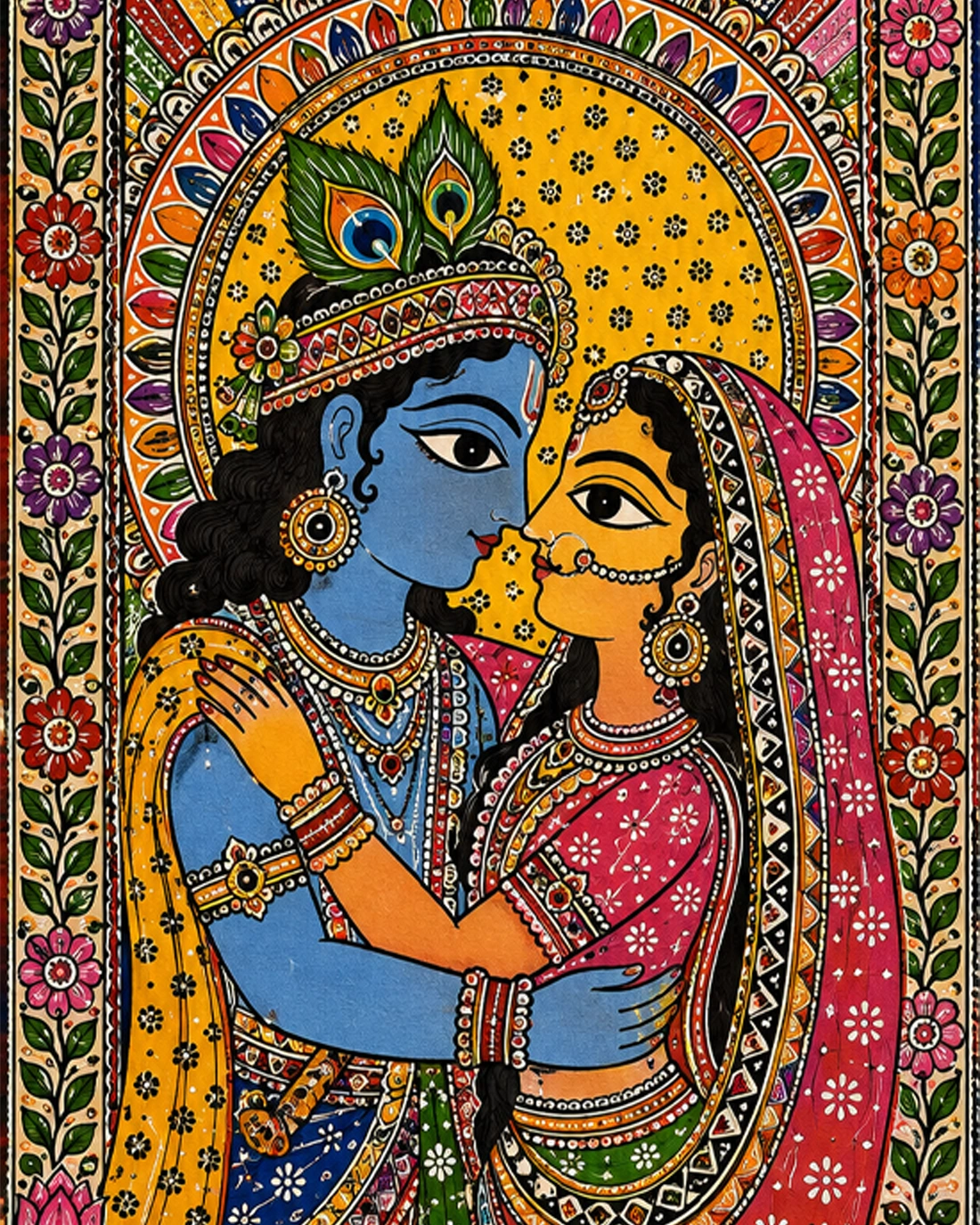 Eternal Union – Radha Krishna in Bloom