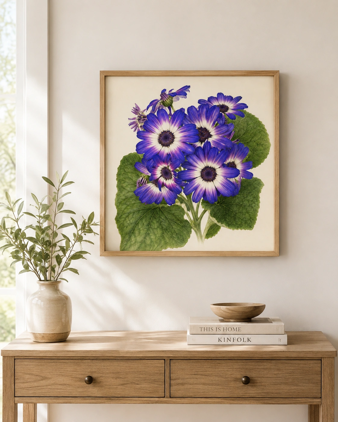 Violet Cineraria Bloom