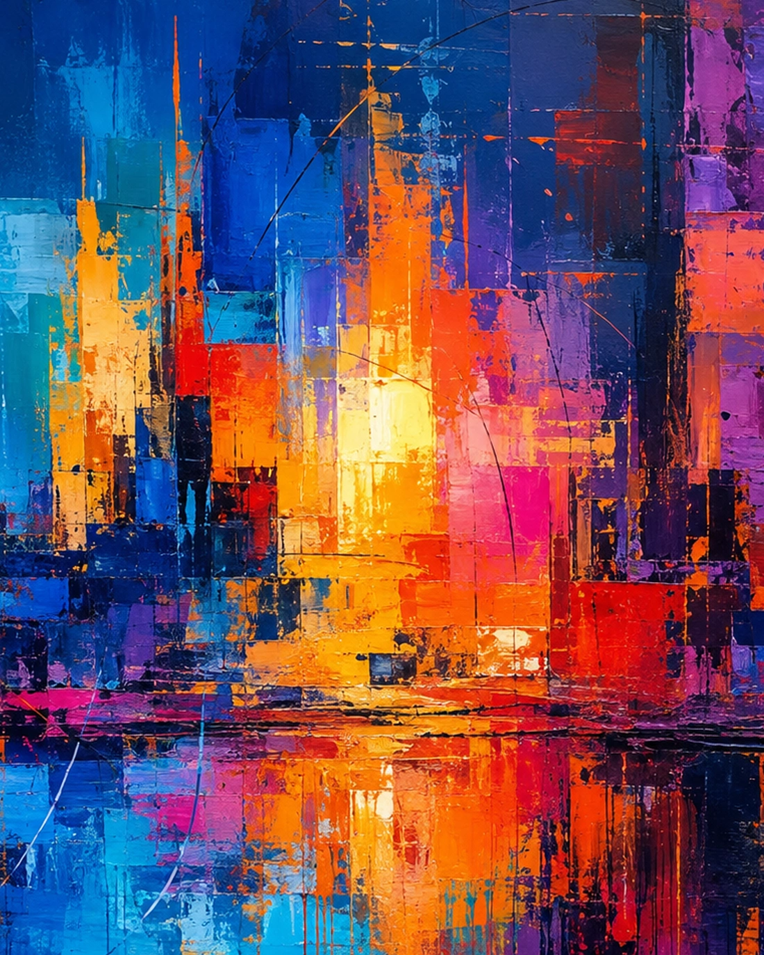 Electric City Reflections