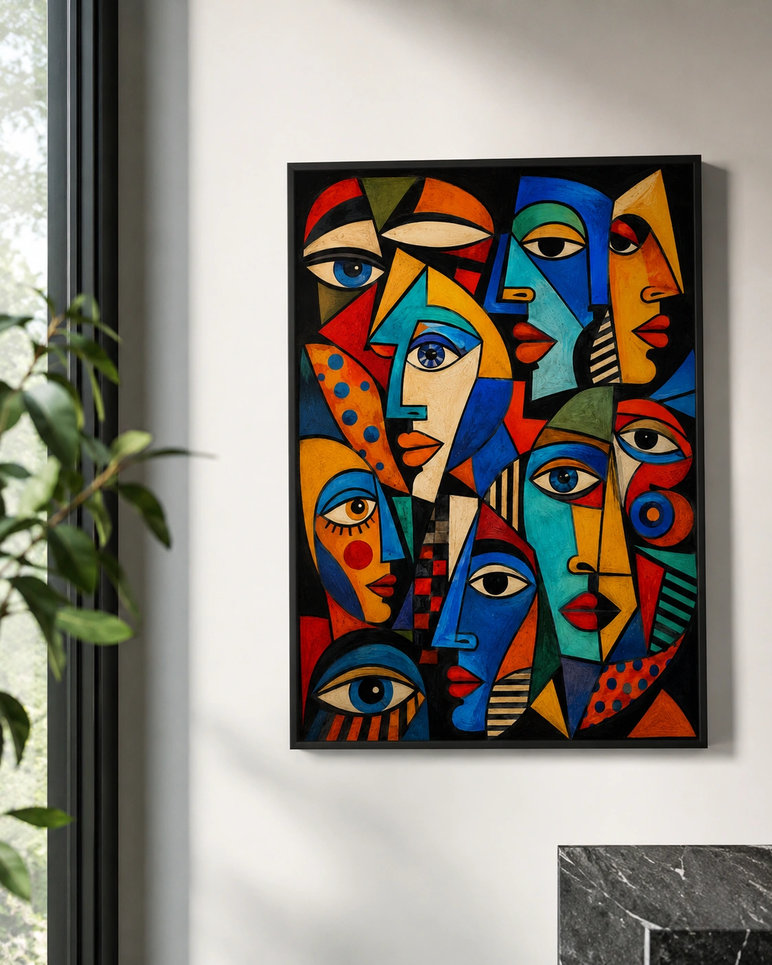 Faces Within – A Cubist Conversation