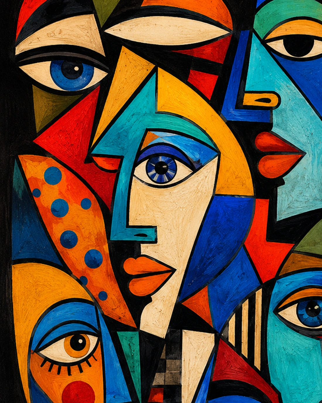 Faces Within – A Cubist Conversation