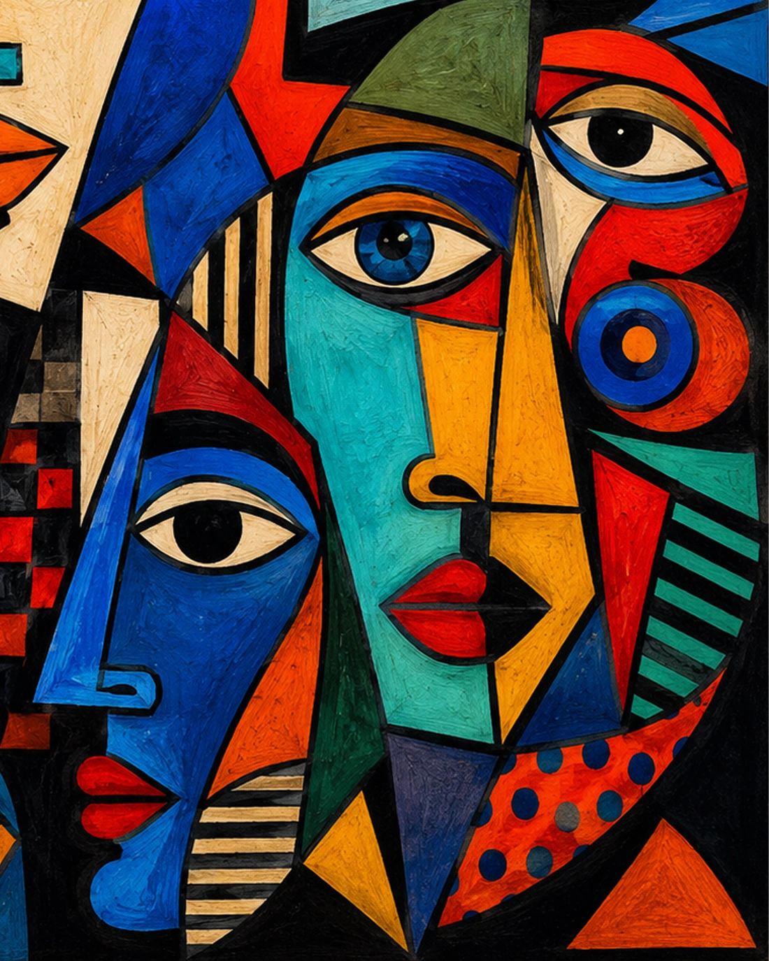 Faces Within – A Cubist Conversation