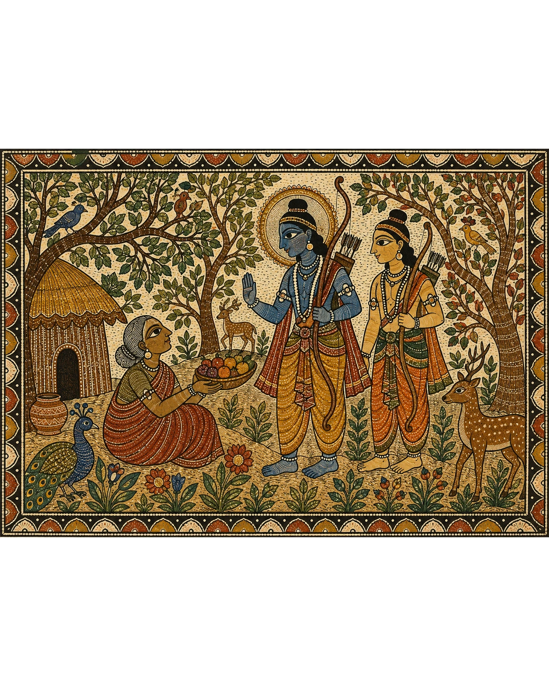 Forest Blessings – Rama and Lakshmana