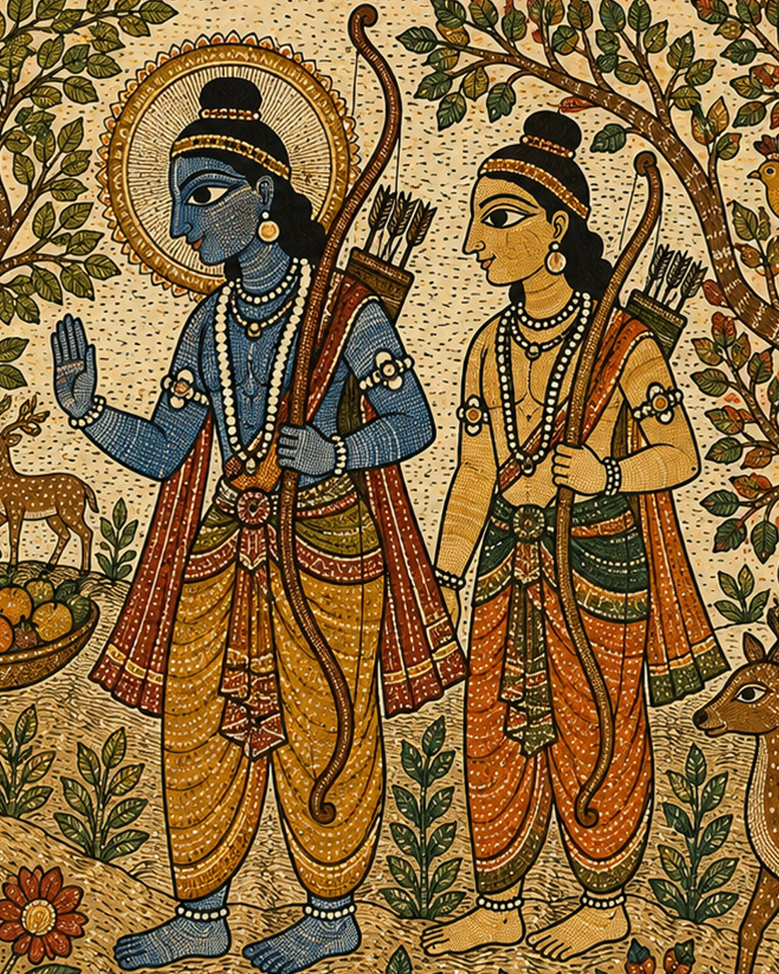 Forest Blessings – Rama and Lakshmana