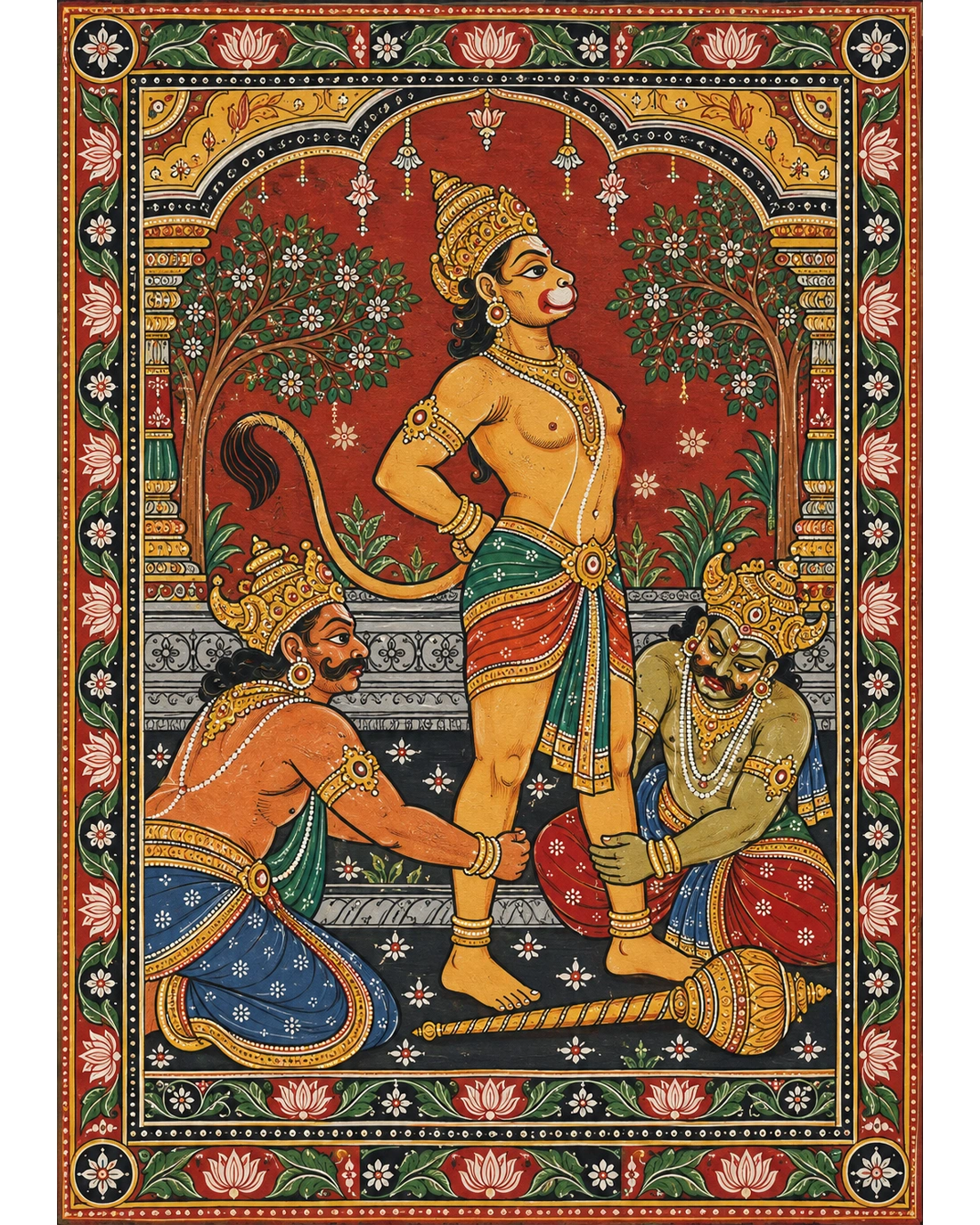 Angad in Ravana's Court