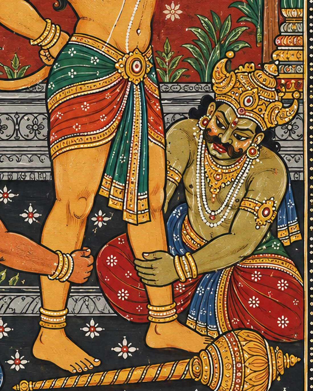 Angad in Ravana's Court