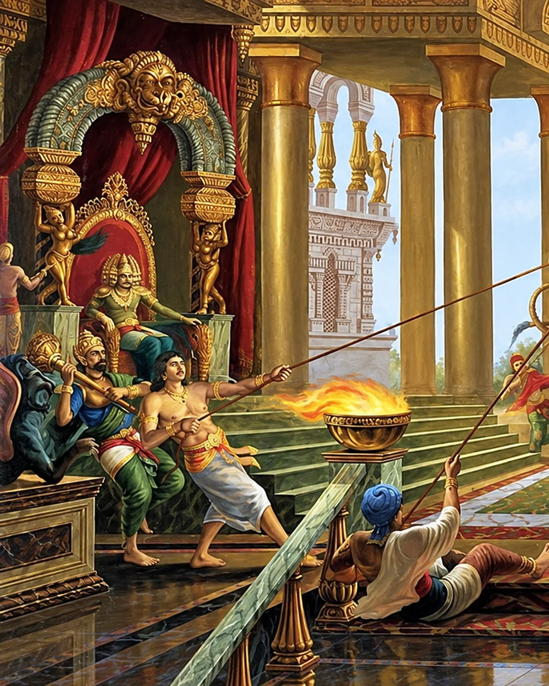 Hanuman in Ravana’s Court - The Unbound Power of Devotion