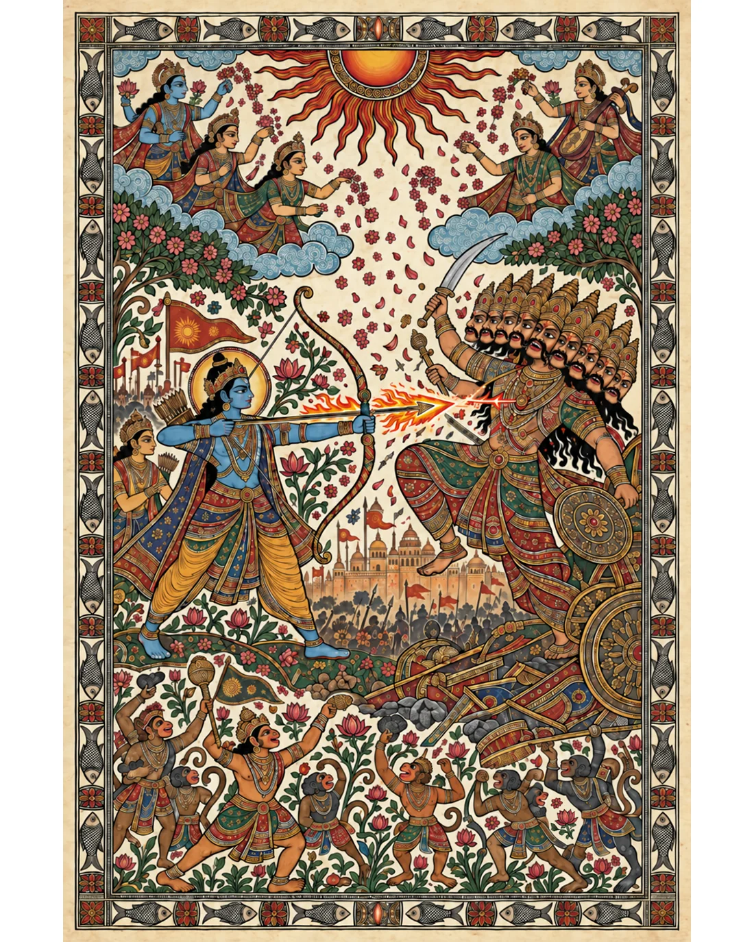 The Triumph of Lord Rama: The Final Battle with Ravana