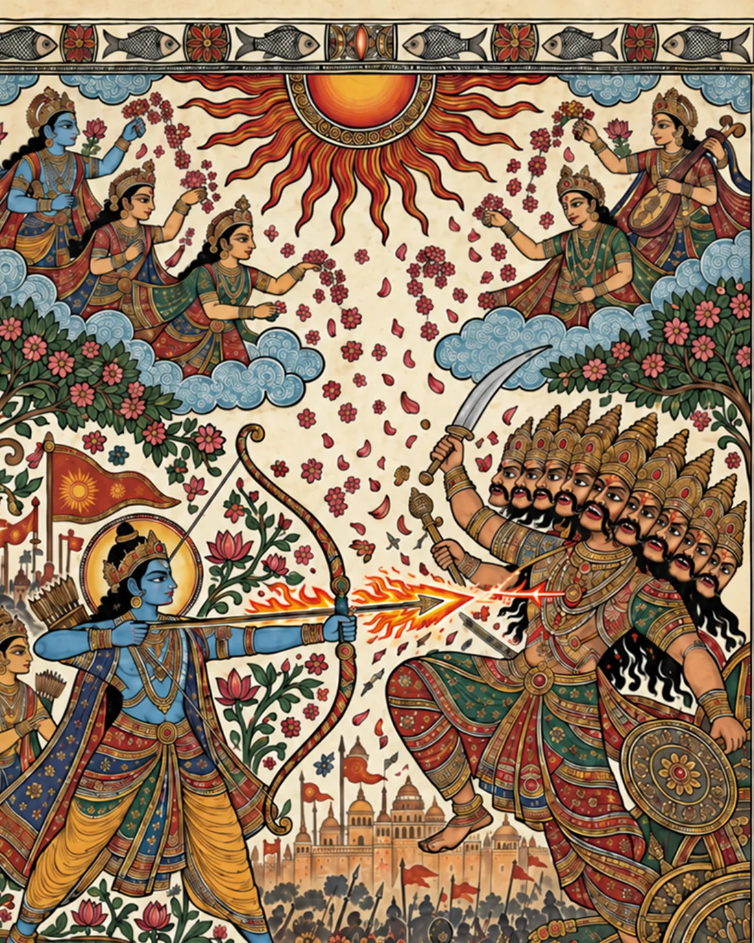 The Triumph of Lord Rama: The Final Battle with Ravana