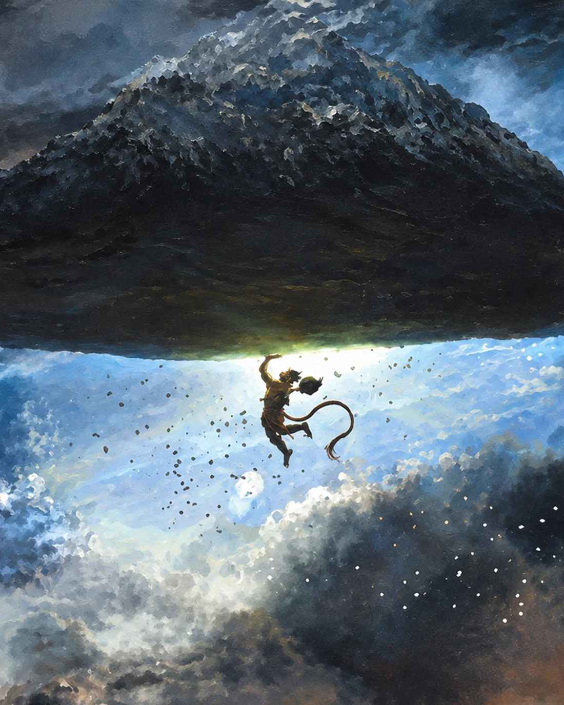 A Mission of Hope - Hanuman Carrying Sanjeevani Mountain